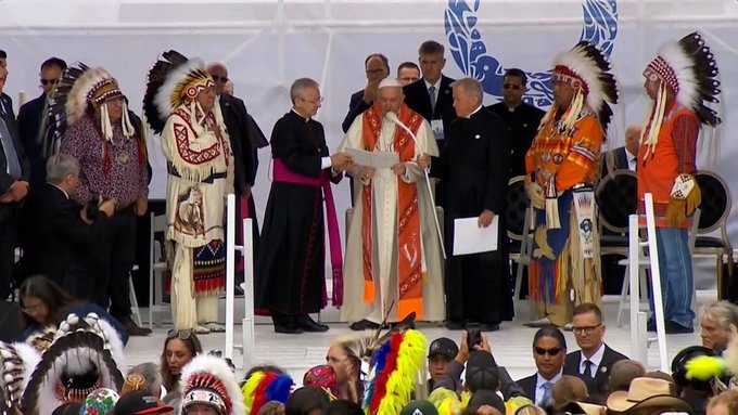 Pope Francis in Maskwacis